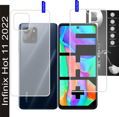 DESIBUZZ Impossible Screen Guard for Infinix Hot 11 2022(Pack of 2)
