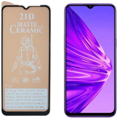 Zelma Edge To Edge Screen Guard for Oppo Realme C20 / Realme Narzo 20(Pack of 1)