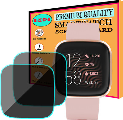 hirdesh Screen Guard for FITBIT Versa 2(Pack of 2)