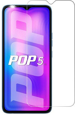 SOMTONE Tempered Glass Guard for Tecno Pop 5 LTE(Pack of 1)