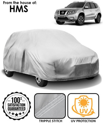 AutoRetail Car Cover For Nissan Terrano (Without Mirror Pockets)(Silver)