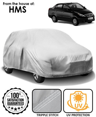 HMS Car Cover For Tata Manza (Without Mirror Pockets)(Silver)