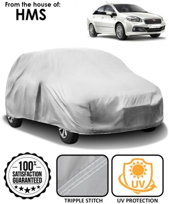 HMS Car Cover For Fiat Linea (Without Mirror Pockets)(Silver)