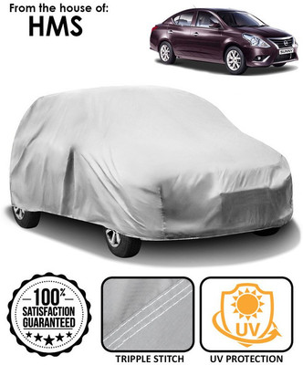 HMS Car Cover For Nissan Sunny (Without Mirror Pockets)(Silver)
