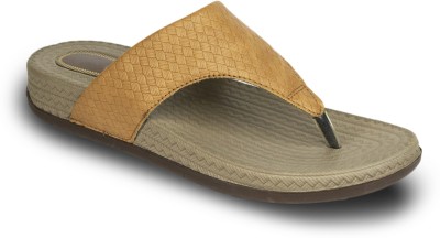 SIMATA Women Slippers(Tan , 6)