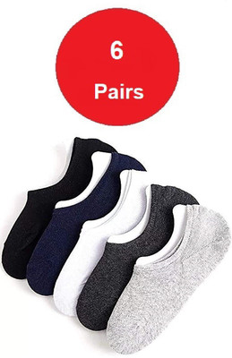 FATON Men Solid Low Cut(Pack of 6)