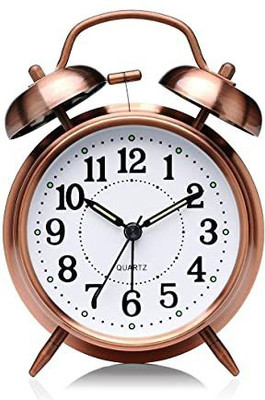 GVJ TRADERS Analog-Digital copper Clock