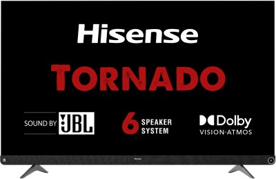 View Hisense A73F 139 cm (55 inch) Ultra HD (4K) LED Smart Android TV with 102W JBL 6 Speakers, Dolby Vision and Atmos(55A73F)  Price Online