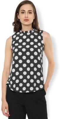 VAN HEUSEN Casual Printed Women Black Top