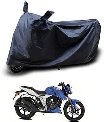 THE REAL ARV Two Wheeler Cover for TVS(Apache 150, Black)