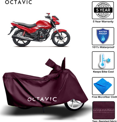 AUTOCAD Waterproof Two Wheeler Cover for Hero(Achiever, Maroon)