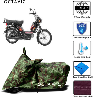 octavic Waterproof Two Wheeler Cover for TVS(XL 100, Green)