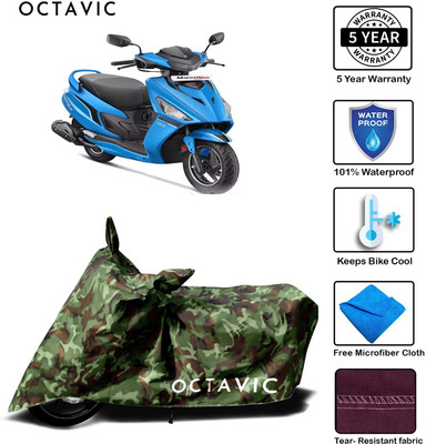 octavic Waterproof Two Wheeler Cover for Hero(Maestro, Green)