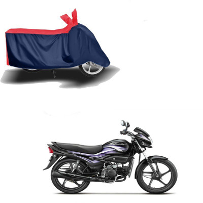 KEDIT Two Wheeler Cover for Hero(Super Splendor, Red, Blue)