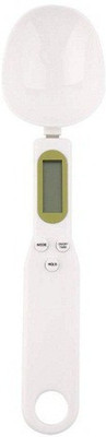 ELITEHOME Multipurpose Kitchen Weighing Spoon Scale with LCD Display for Baking Soda Weighing Scale(White)