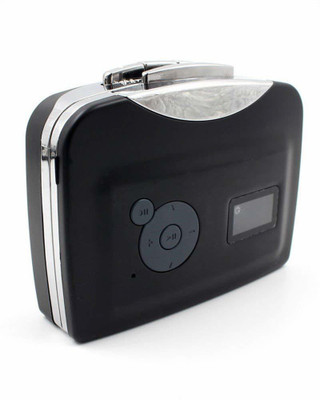 RuhZa Cassette to MP3 Converter Music Recorder Convert Cassette to MP3 via USB Disk 128 GB MP3 Player(Black, 5 Display)