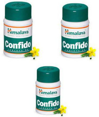 HIMALAYA CONFIDO TAB 60 TAB(pack of 3)(Pack of 3, 120 Tablets)