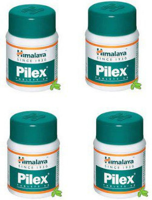 HIMALAYA Pilex Tab 60 Tab(pack of 4)(Pack of 4, 60 Tablets)