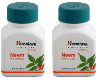 HIMALAYA Neem Tab 60 TAB(pack of 2)(Pack of 2, 120 Tablets)