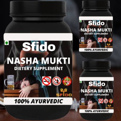 hindustan herbal Sfido Nasha Mukti, Stop Alcohol, Body Health Care, (90) Pack of 3(Pack of 3)