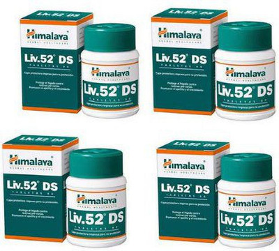 HIMALAYA Liv 52 DS Tab 60 TAB(pack of 4)(Pack of 4, 60 Tablets)