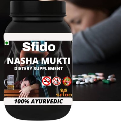 Health Ayurveda Sfido Nasha Mukti, Stop Alcohol, Addict Free Medicine, (30) Pack of 1