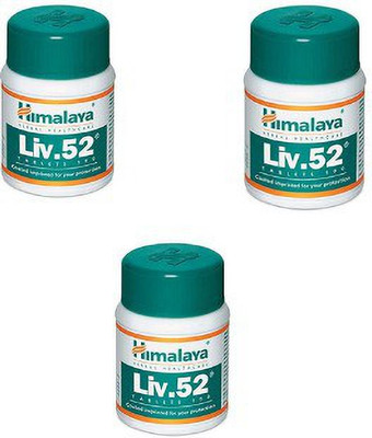 HIMALAYA Liv 52 Tab 100 TAB(pack of 3)(Pack of 3, 100 Tablets)