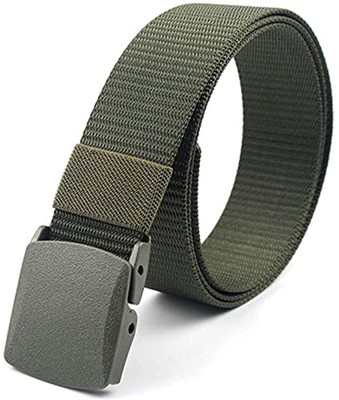 Nahsoril Men Casual Green Nylon Belt