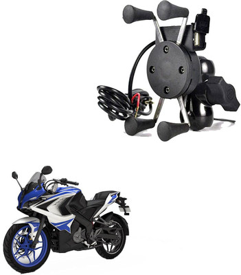 Wifton Universal Motorcycle Handlebar Mount Bike Mobile Holder(Black)