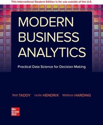 Modern Business Analytics ISE(English, Paperback, Taddy Matt)