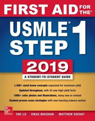 First Aid for the USMLE Step 1 2019, Twenty-ninth edition(English, Paperback, Le Tao)