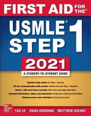 First Aid for the USMLE Step 1 2021, Thirty first edition(English, Paperback, Le Tao)