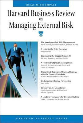 Harvard Business Review on Managing External Risk(English, Paperback, Harvard Business School Press)