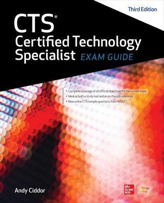 CTS Certified Technology Specialist Exam Guide, Third Edition(English, Hardcover, AVIXA Inc. NA)