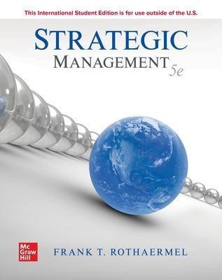 ISE Strategic Management: Concepts(English, Paperback, Rothaermel Frank)