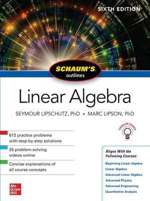 Schaum's Outline of Linear Algebra, Sixth Edition(English, Paperback, Lipschutz Seymour)