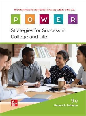 P.O.W.E.R. Learning: Strategies for Success in College and Life ISE(English, Paperback, Feldman Robert)