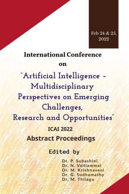 International Conference on “Artificial Intelligence – Multidisciplinary Perspectives on Emerging Challenges, Research and Opportunities”(English, Paperback, Dr. P. Subashini)