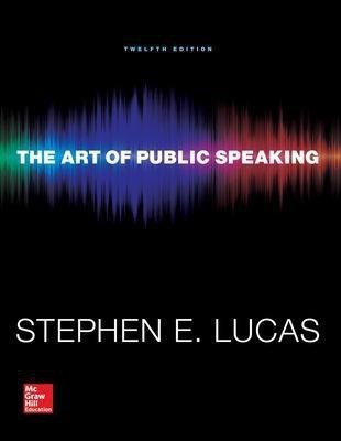 The Art of Public Speaking(English, Paperback, Lucas Stephen)