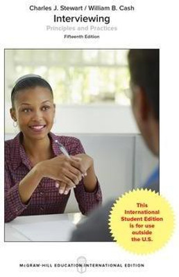 Interviewing: Principles and Practices(English, Paperback, STEWART)