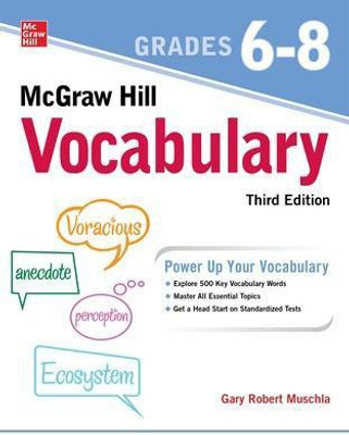 McGraw Hill Vocabulary Grades 6-8, Third Edition(English, Paperback, Muschla Gary)
