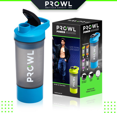 PROWL by TIGER SHROFF 700 ml Plastic Shaker(Pack of 1, Blue)