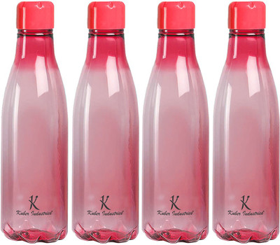 KUBER INDUSTRIES 1000 ml Plastic Bottle(Pack of 4, Red)