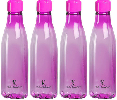 KUBER INDUSTRIES 1000 ml Plastic Bottle(Pack of 4, Pink)