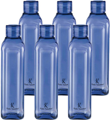 KUBER INDUSTRIES 1000 ml Plastic Bottle(Pack of 6, Blue)