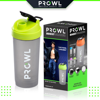 PROWL by TIGER SHROFF Boost 700 ml Shaker(Pack of 1, Green, Plastic)