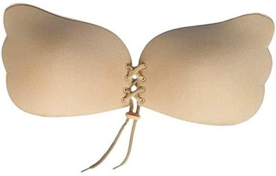 Wondercurve Women Stick-on Heavily Padded Bra(Beige)