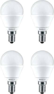 HAVELLS 2.8 W Basic Standard E14 LED Bulb(Yellow, Pack of 4)
