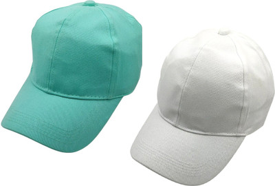 ZACHARIAS Solid Sports/Regular Cap Cap(Pack of 2)