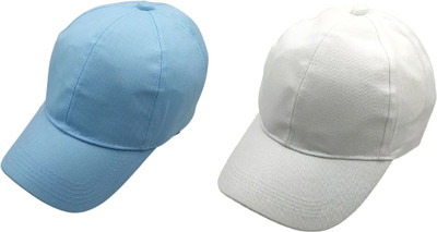 ZACHARIAS Solid Sports/Regular Cap Cap(Pack of 2)
